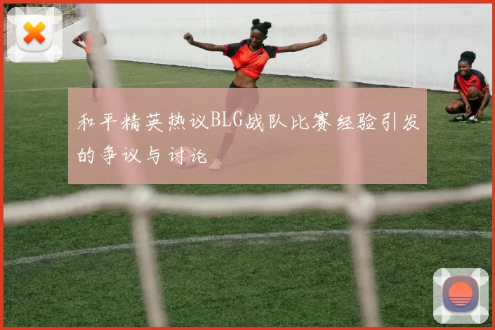和平精英热议BLG战队比赛经验引发的争议与讨论